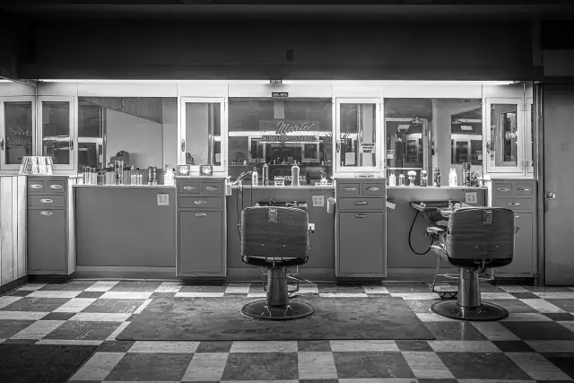 ilustracija — frizerski salon