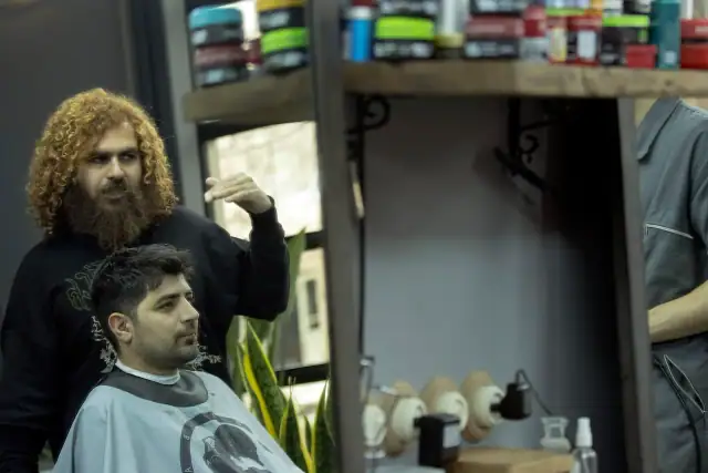 ilustracija — frizerski salon
